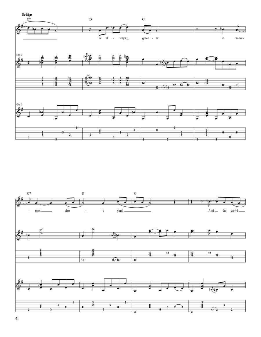 Bottom Of The Barrel Bottom Of The Barrel Acoustic Guitar scores gallery preview page 4