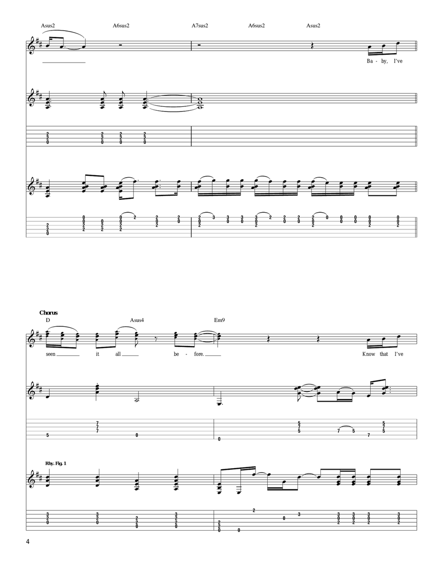 Seen It All Before Seen It All Before Acoustic Guitar scores gallery preview page 4