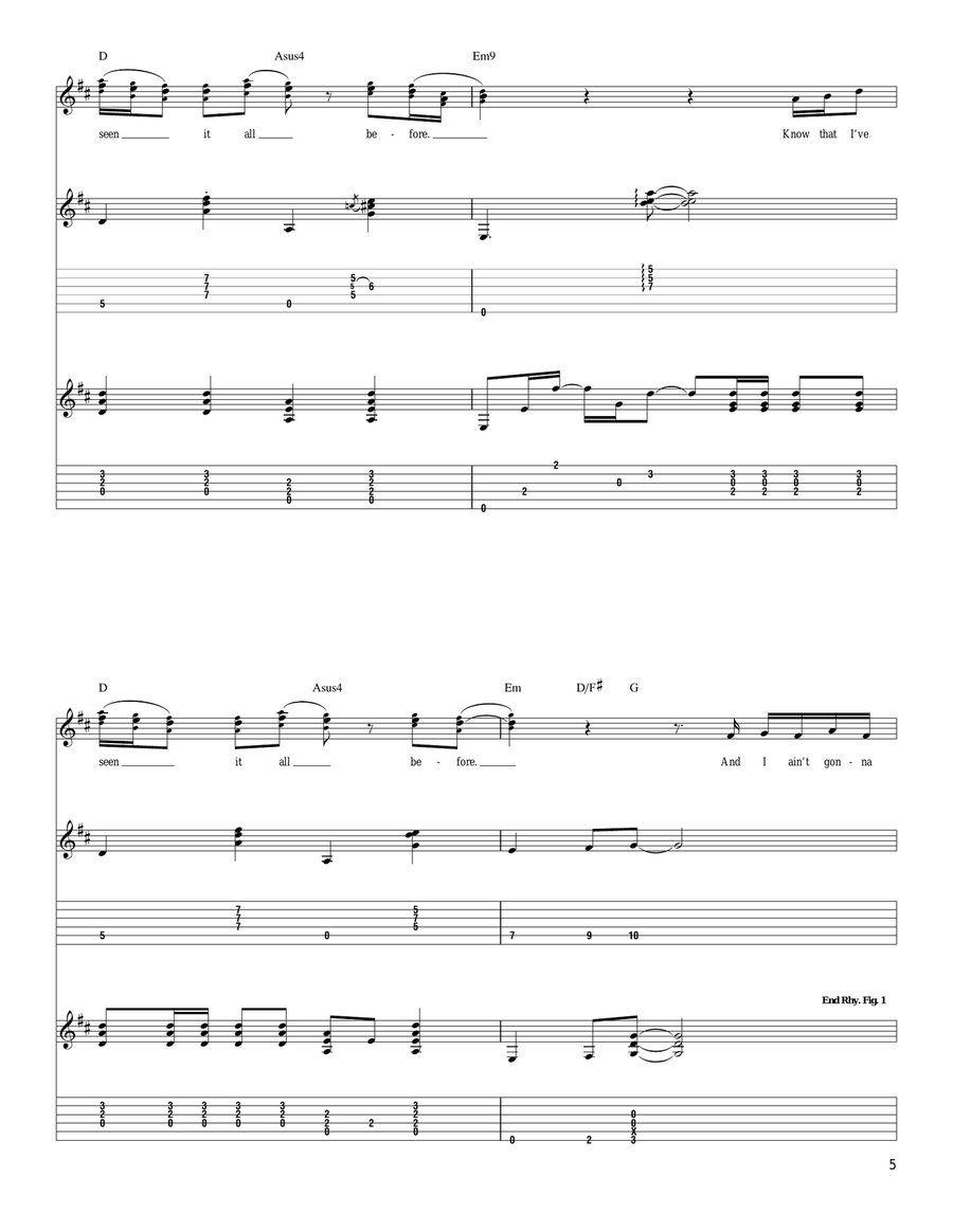 Seen It All Before Seen It All Before Acoustic Guitar scores gallery preview page 5