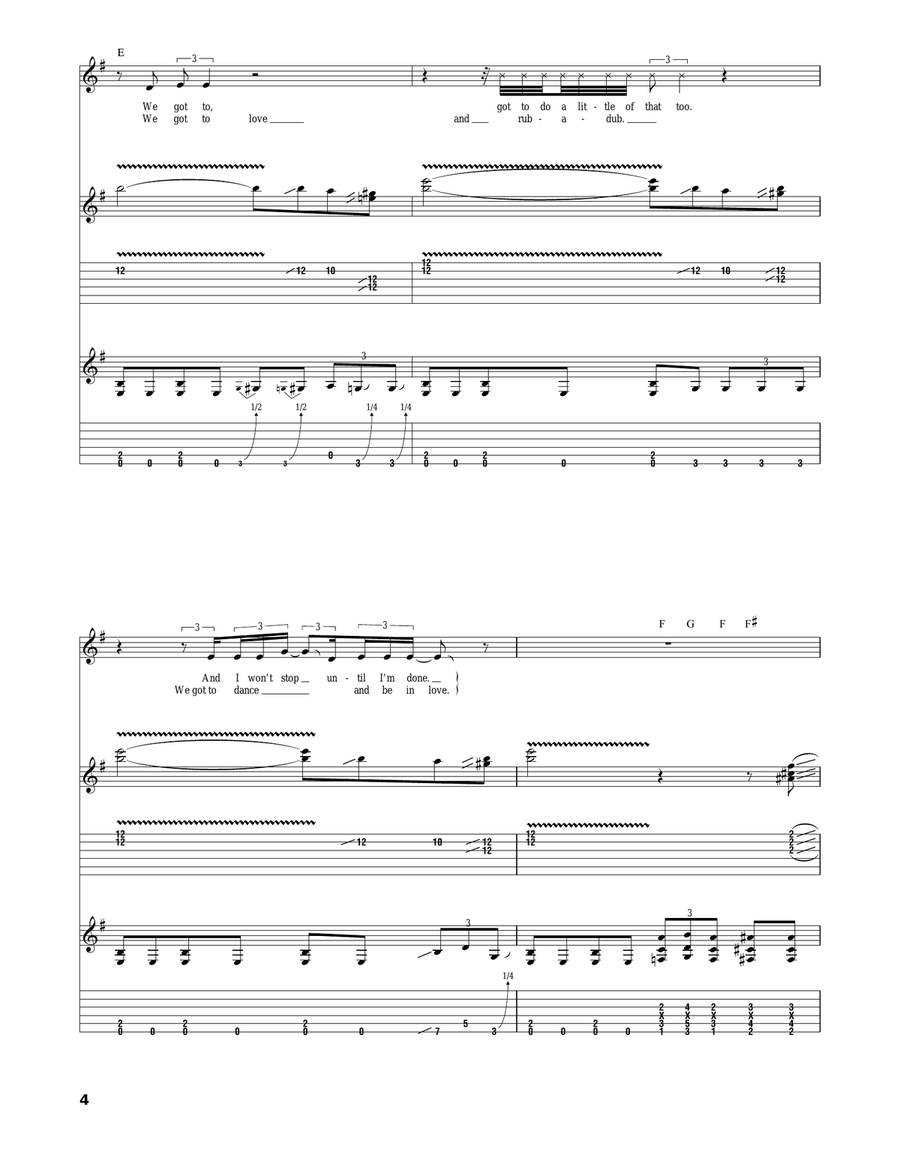 Are You Gonna Go My Way Acoustic Guitar scores gallery preview page 4