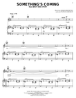 Something's Coming (from West Side Story)