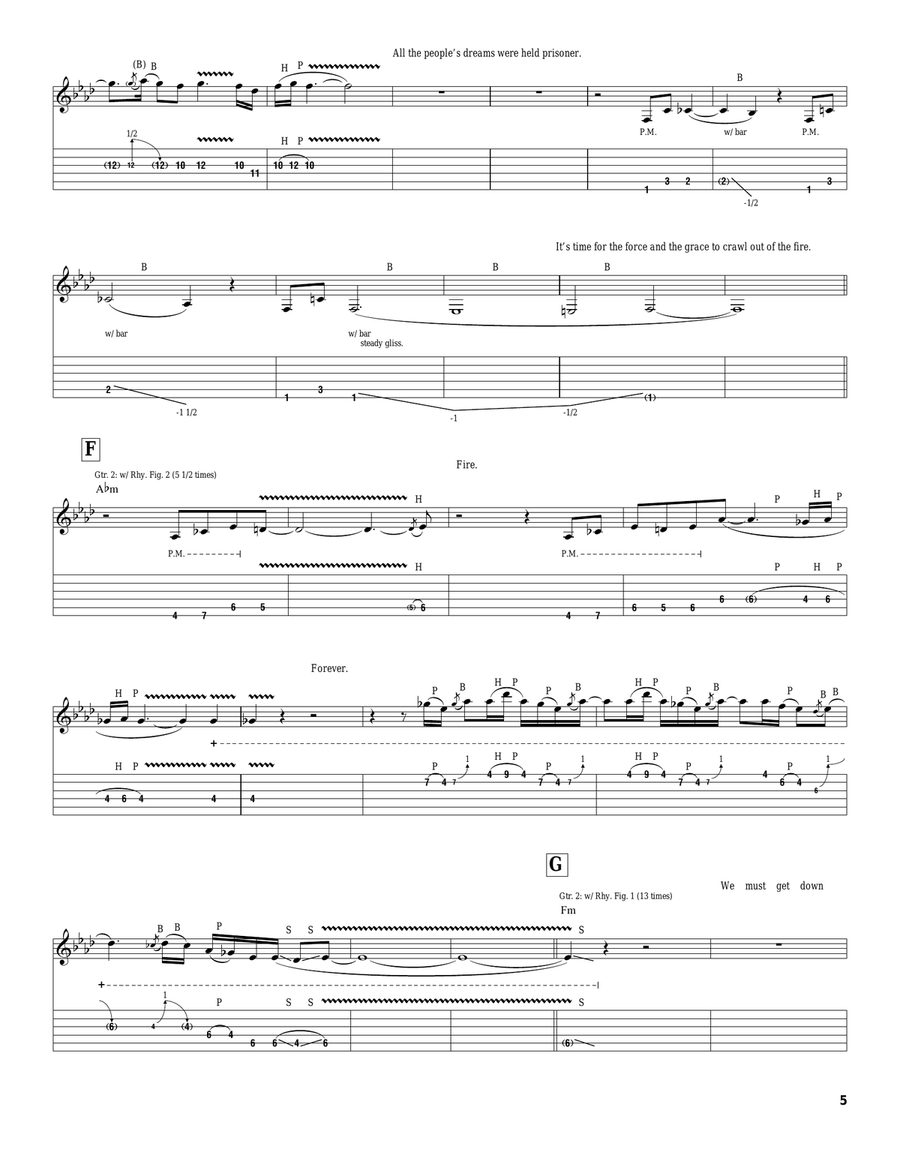 The Power Of Bombos The Power Of Bombos Acoustic Guitar scores gallery preview page 5