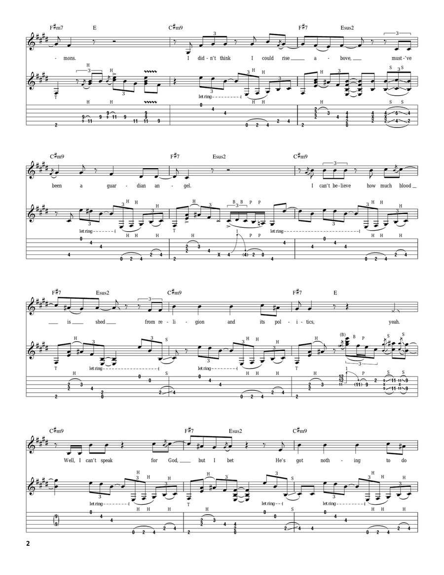 Alive In An Ultra World Alive In An Ultra World Acoustic Guitar scores gallery preview page 2