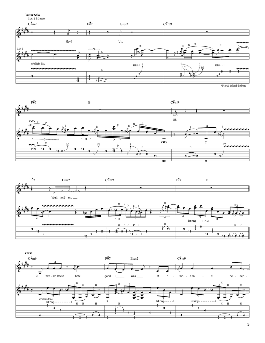 Alive In An Ultra World Alive In An Ultra World Acoustic Guitar scores gallery preview page 5