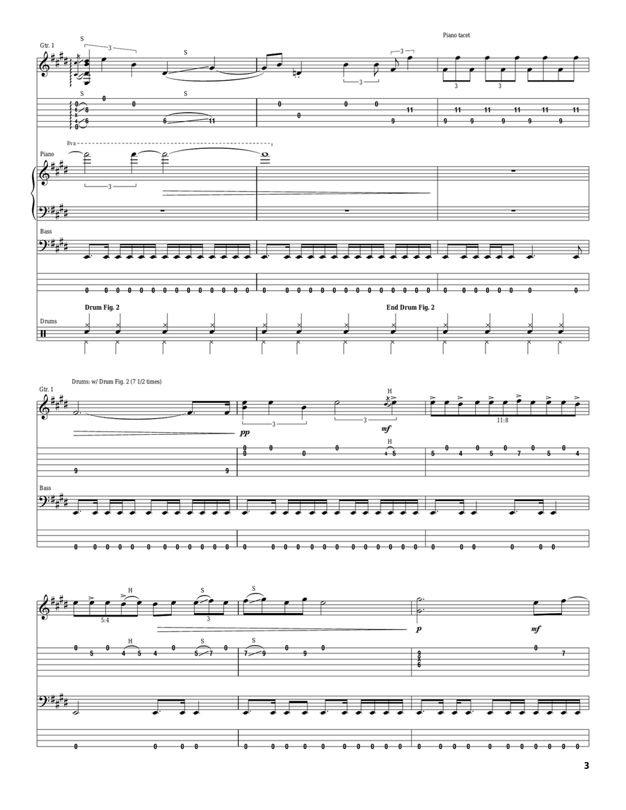 Devil's Food Devil's Food Acoustic Guitar scores gallery preview page 3
