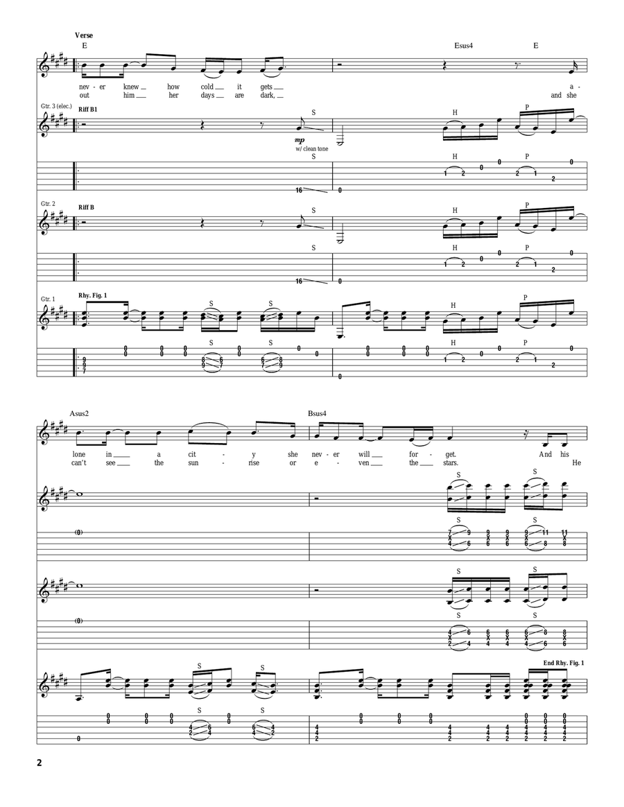 Light Of The Moon Light Of The Moon Acoustic Guitar scores gallery preview page 2