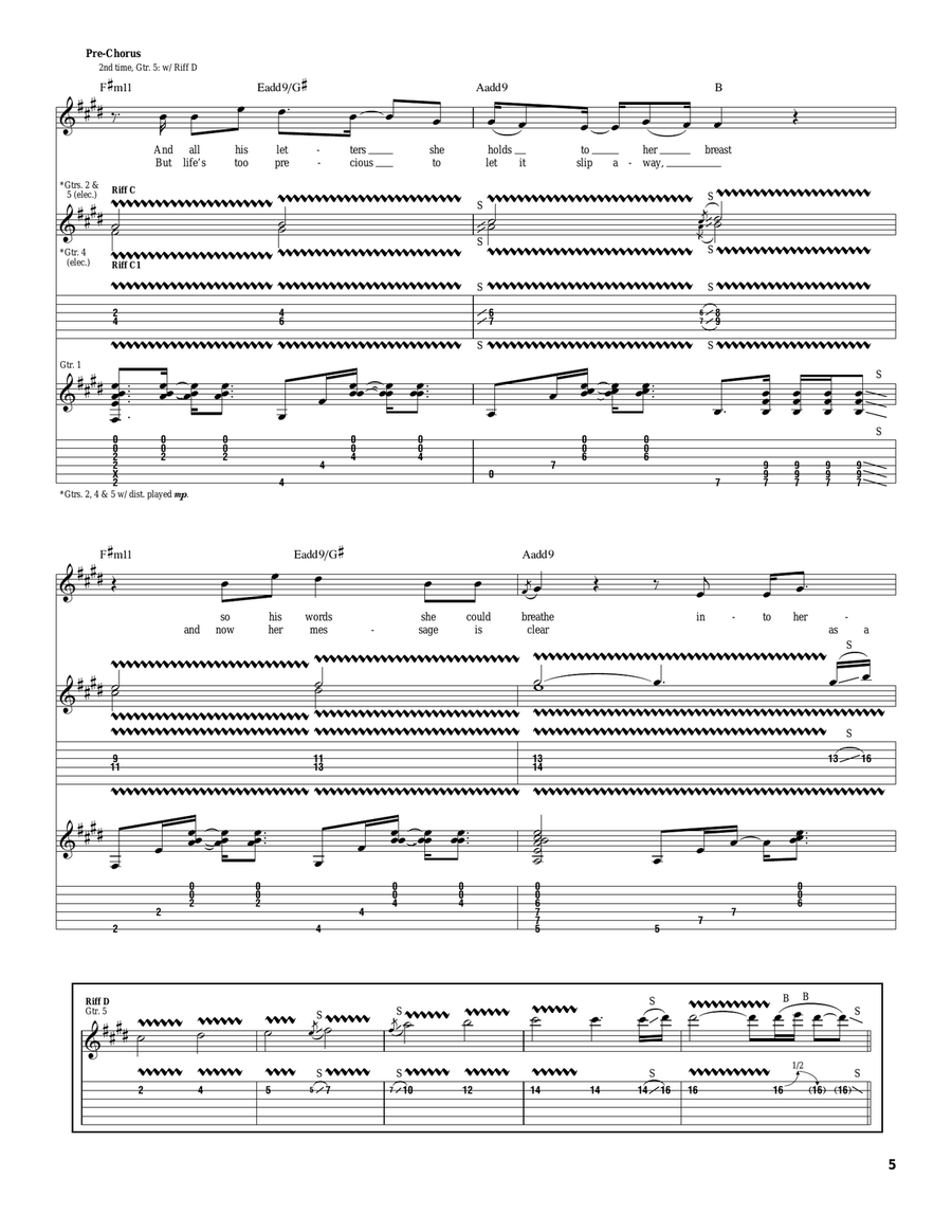 Light Of The Moon Light Of The Moon Acoustic Guitar scores gallery preview page 5