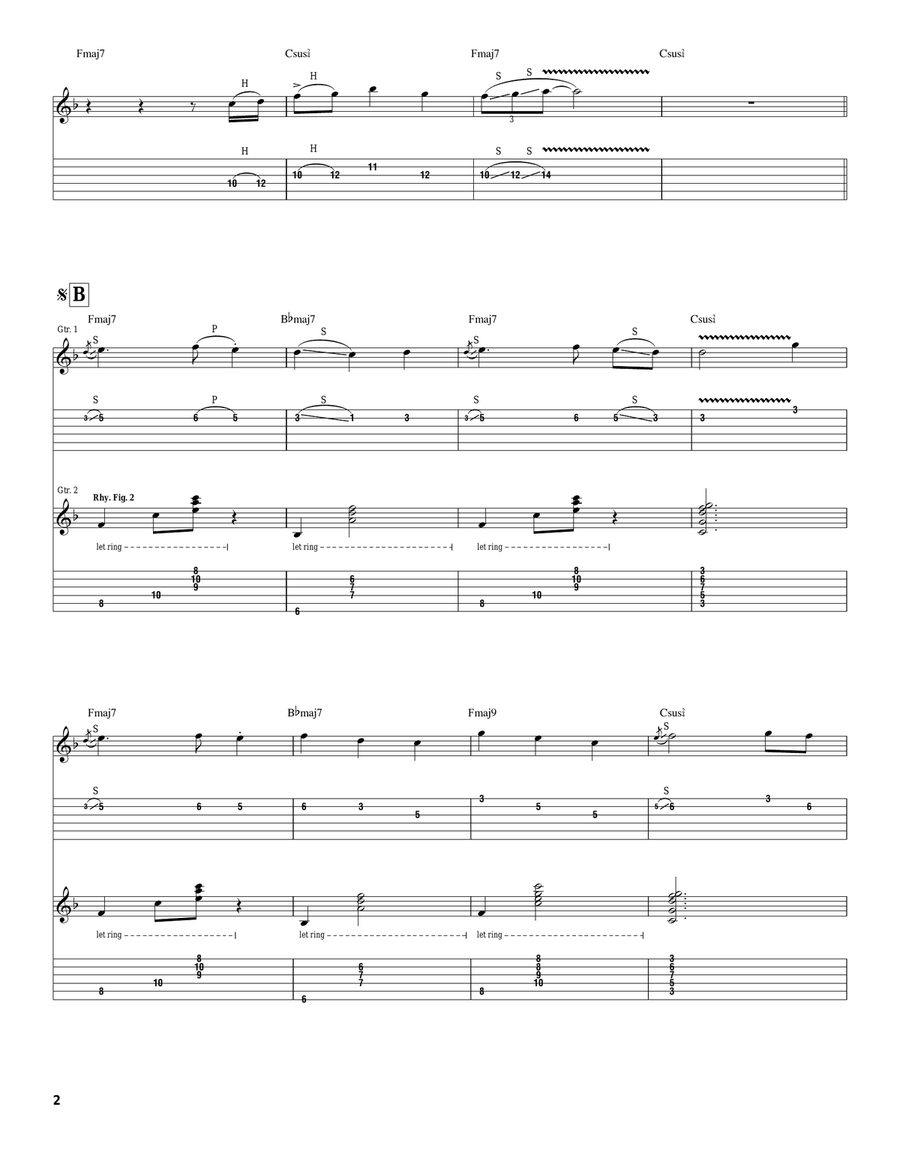 Being With You (In Paris) Acoustic Guitar scores gallery preview page 2