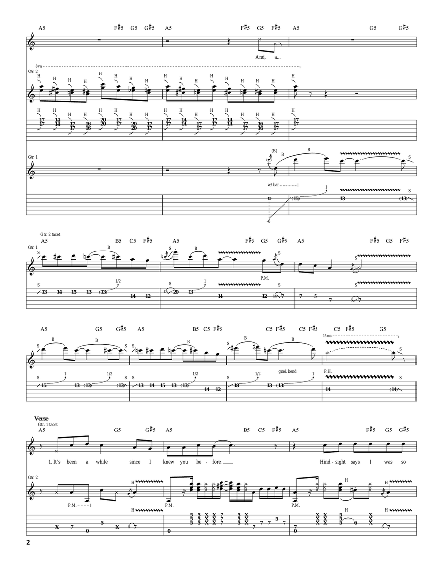Firewall Firewall Acoustic Guitar scores gallery preview page 2