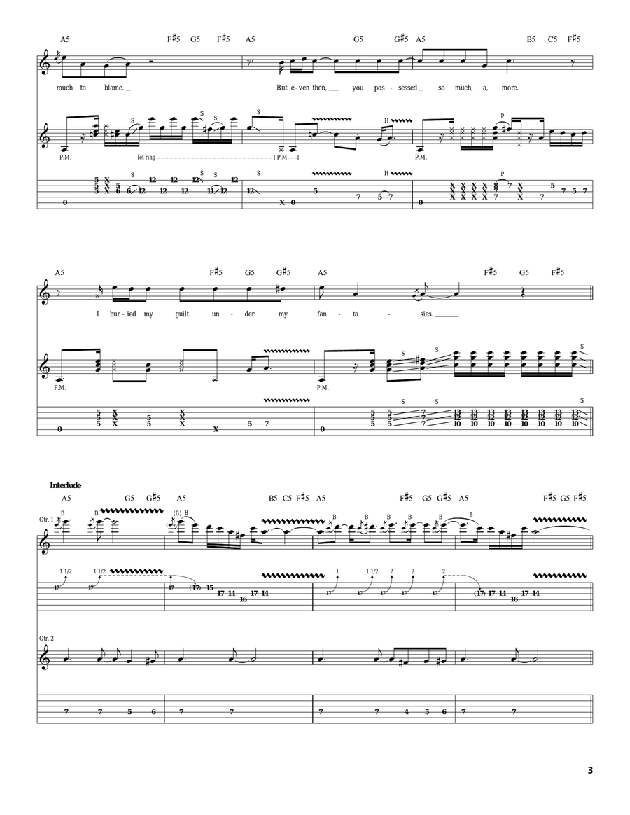 Firewall Firewall Acoustic Guitar scores gallery preview page 3