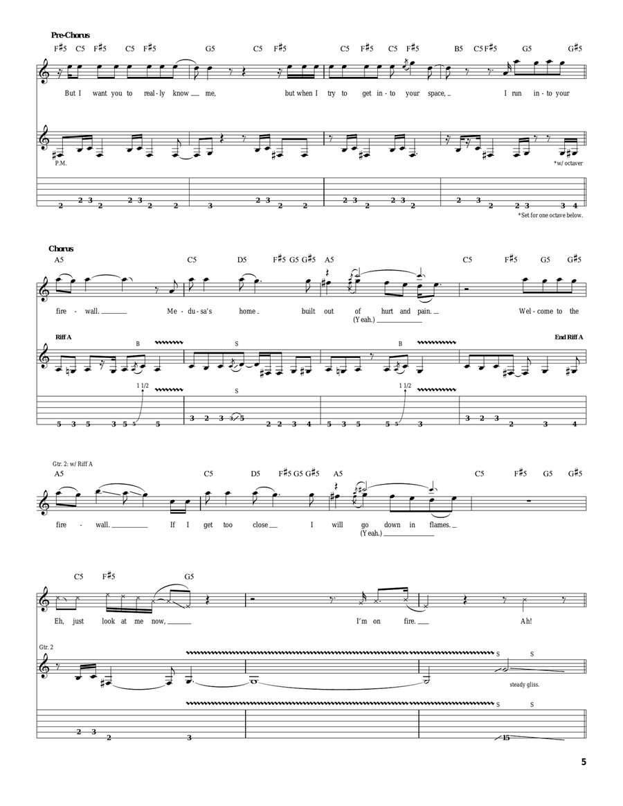 Firewall Firewall Acoustic Guitar scores gallery preview page 5