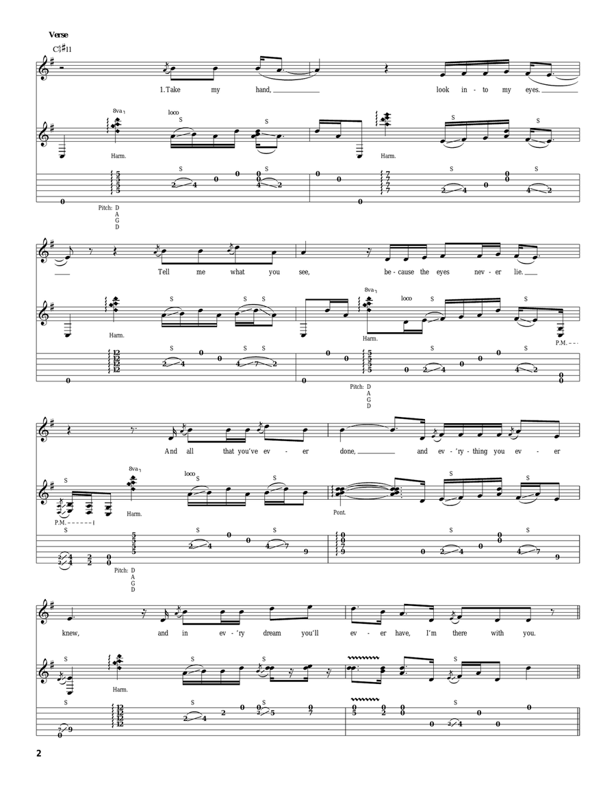 I'm Your Secrets I'm Your Secrets Acoustic Guitar scores gallery preview page 2