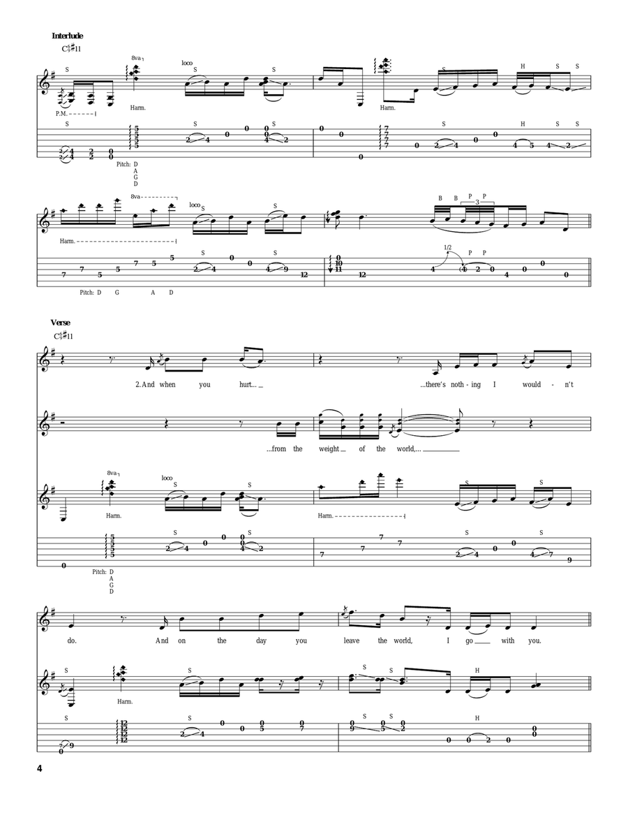 I'm Your Secrets I'm Your Secrets Acoustic Guitar scores gallery preview page 4