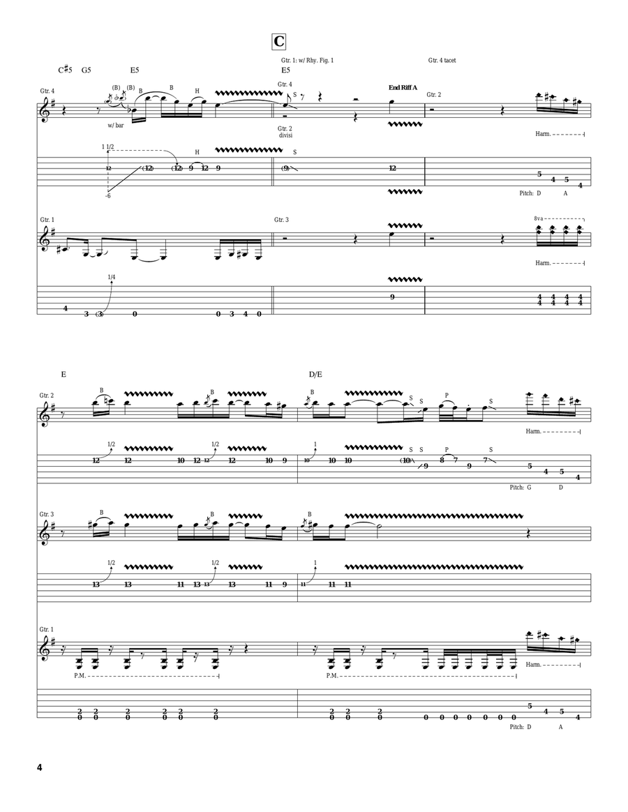 Midway Creatures Midway Creatures Acoustic Guitar scores gallery preview page 4