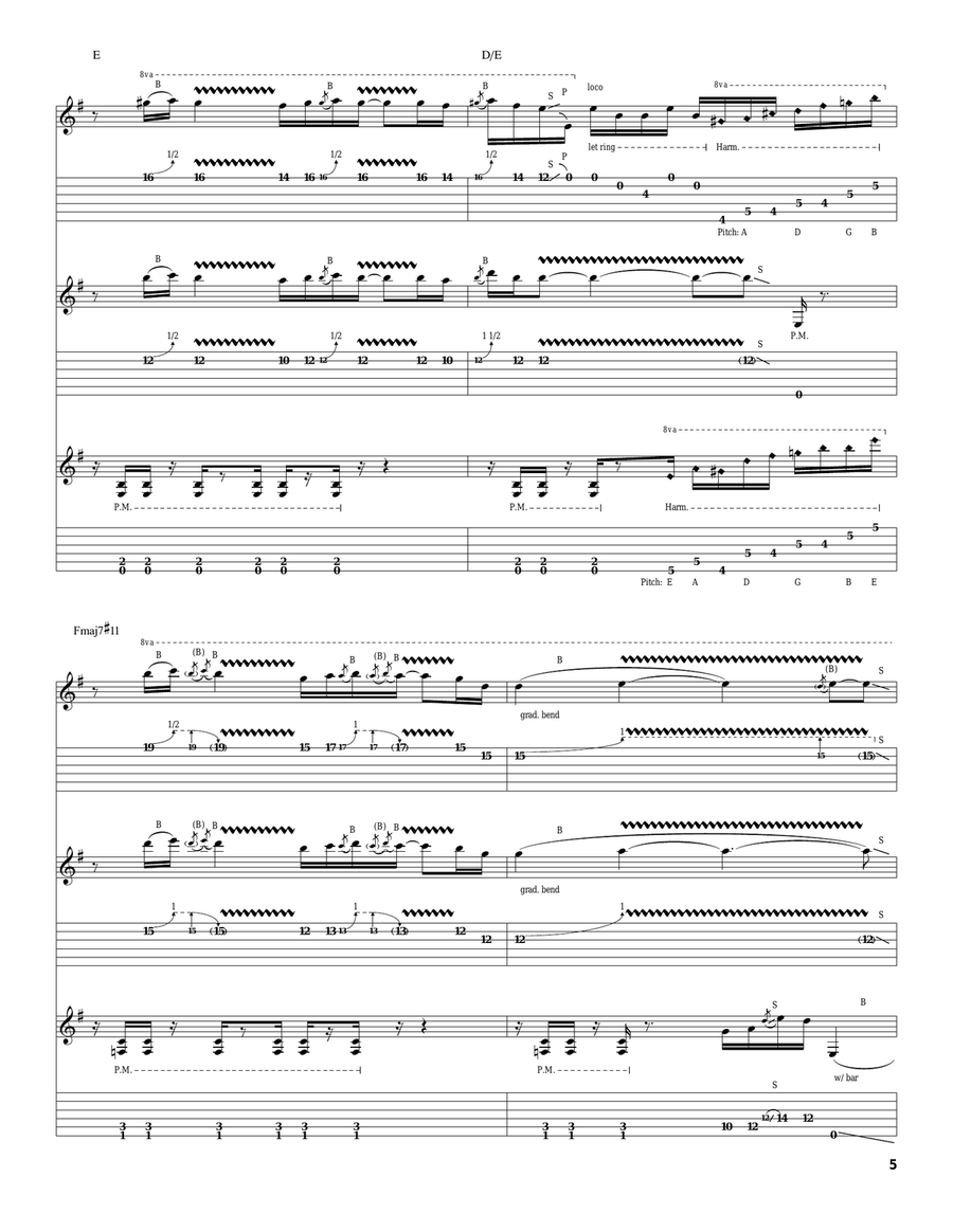 Midway Creatures Midway Creatures Acoustic Guitar scores gallery preview page 5