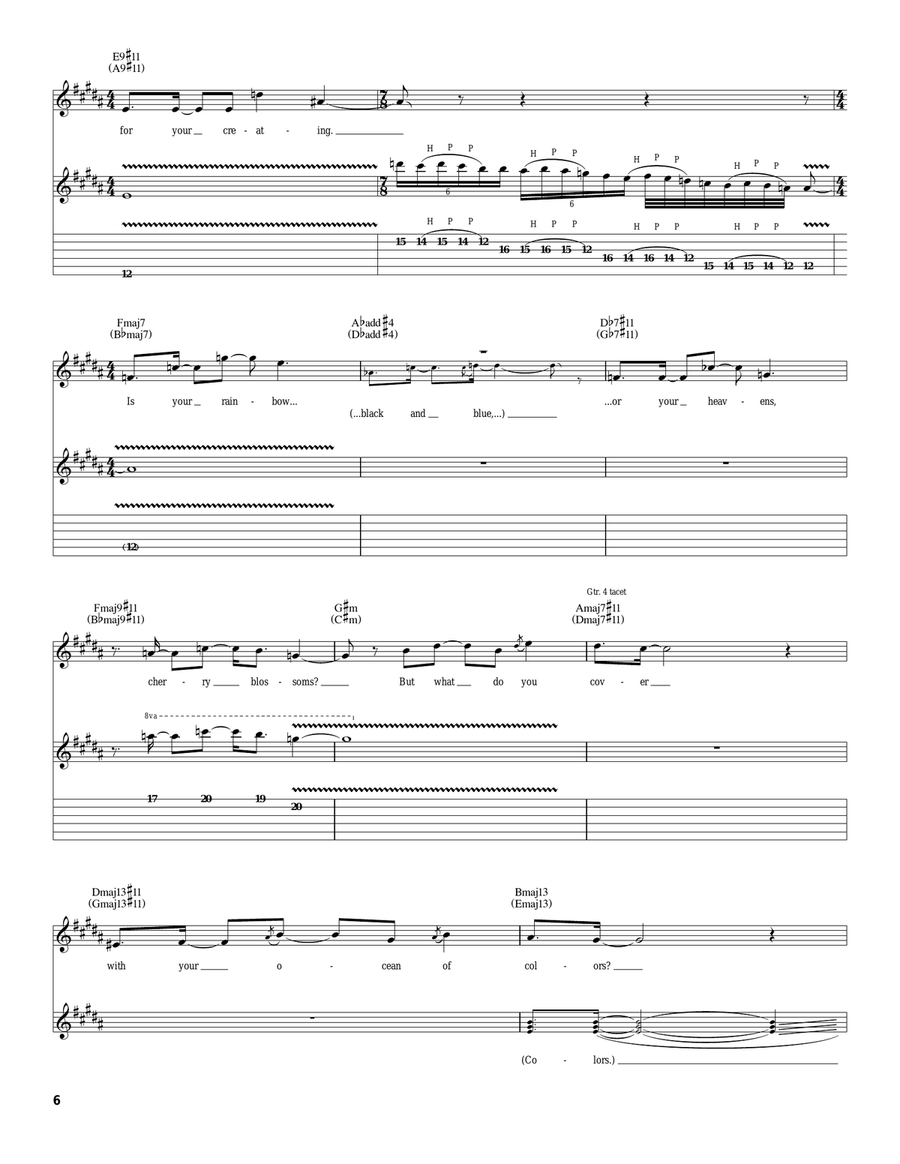 Under It All Under It All Acoustic Guitar scores gallery preview page 6