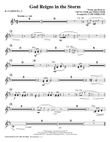 God Reigns In The Storm - Bb Clarinet 1 & 2