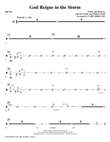 God Reigns In The Storm - Drum Set