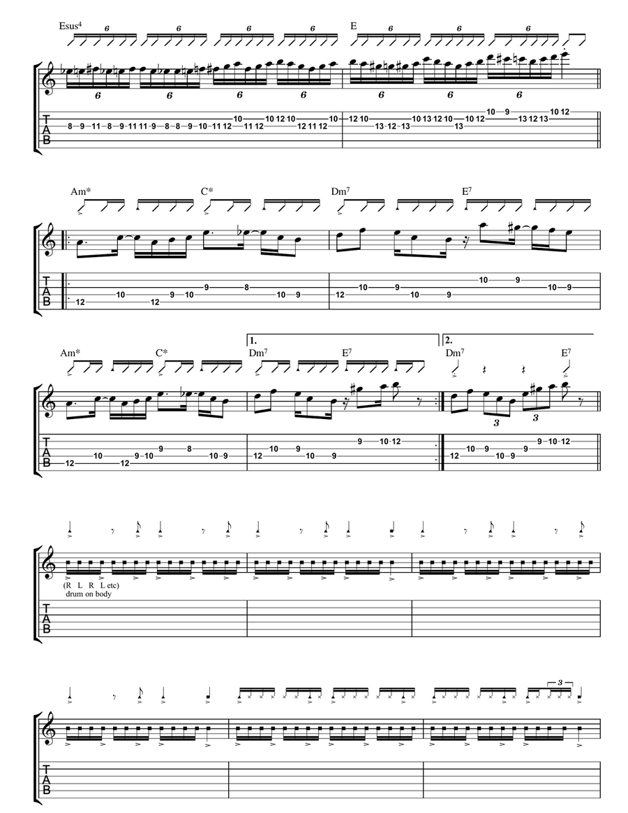 Diablo Rojo Diablo Rojo Acoustic Guitar scores gallery preview page 4