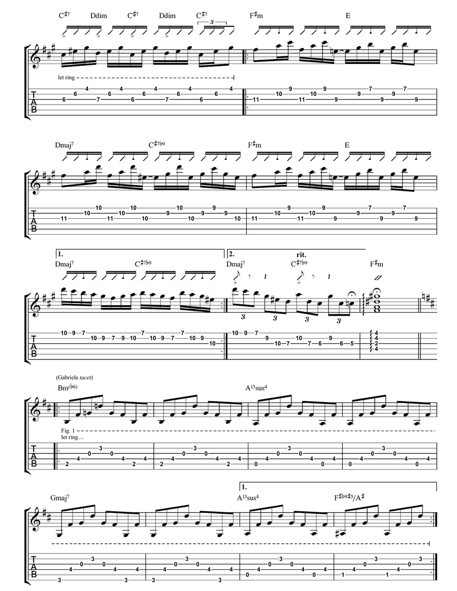 Ixtapa Ixtapa Acoustic Guitar scores gallery preview page 3