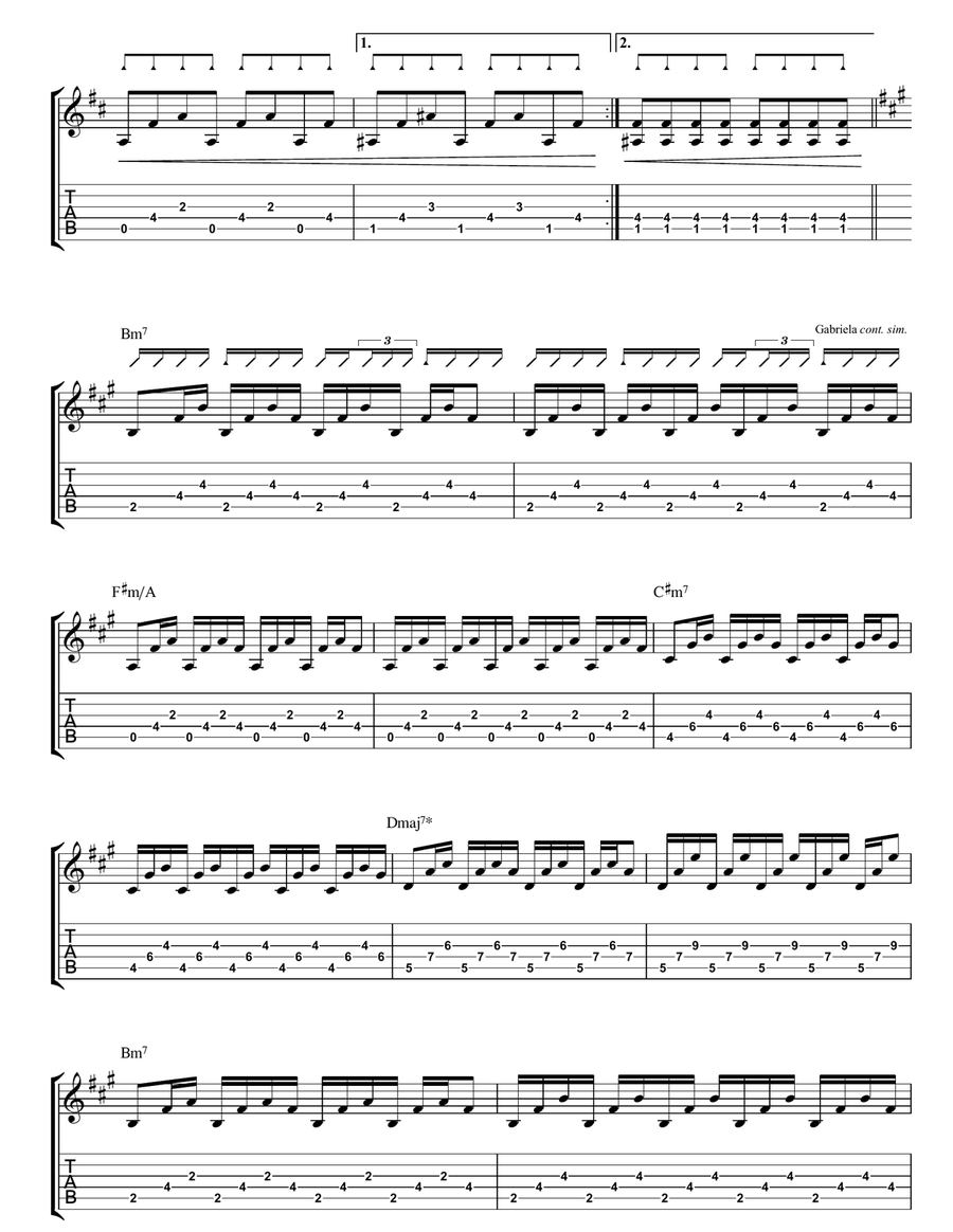 Ixtapa Ixtapa Acoustic Guitar scores gallery preview page 5