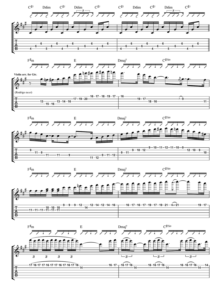 Ixtapa Ixtapa Acoustic Guitar scores gallery preview page 6
