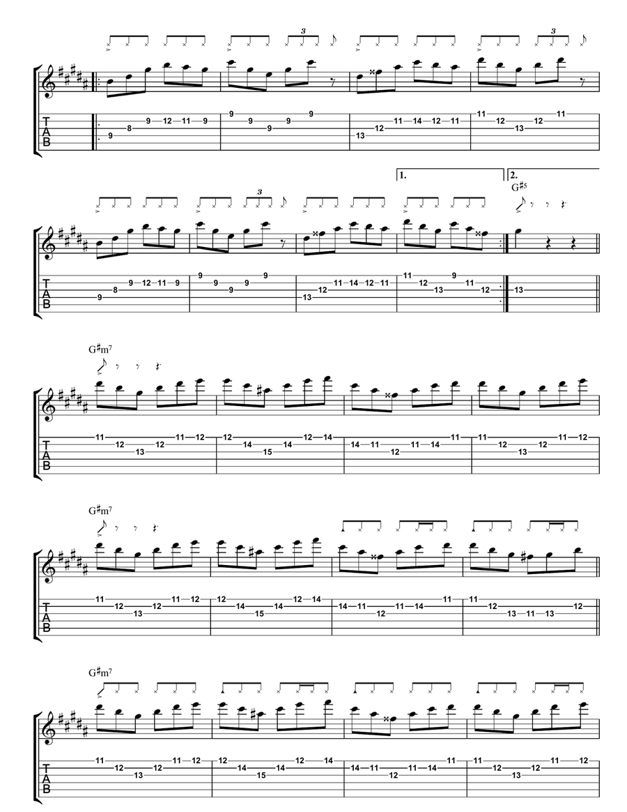 Juan Loco Juan Loco Acoustic Guitar scores gallery preview page 3