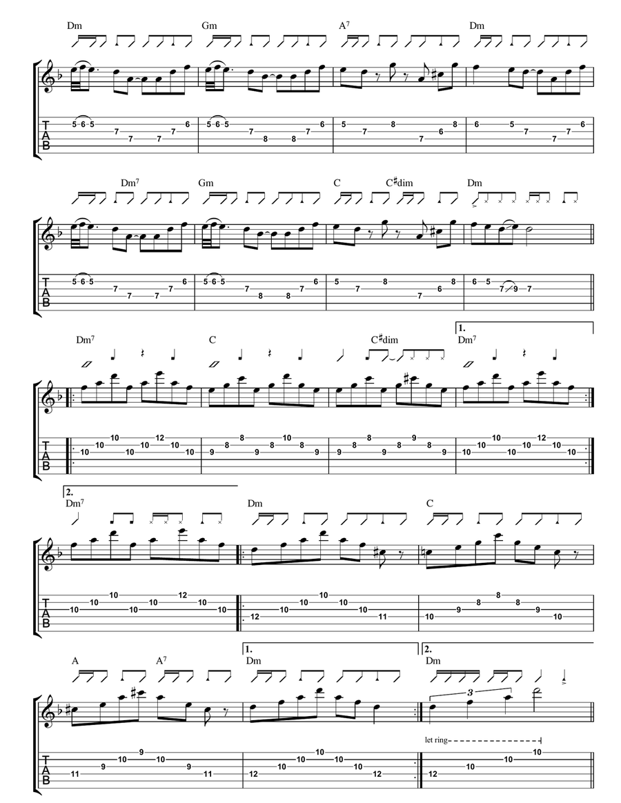 Vikingman Vikingman Acoustic Guitar scores gallery preview page 3