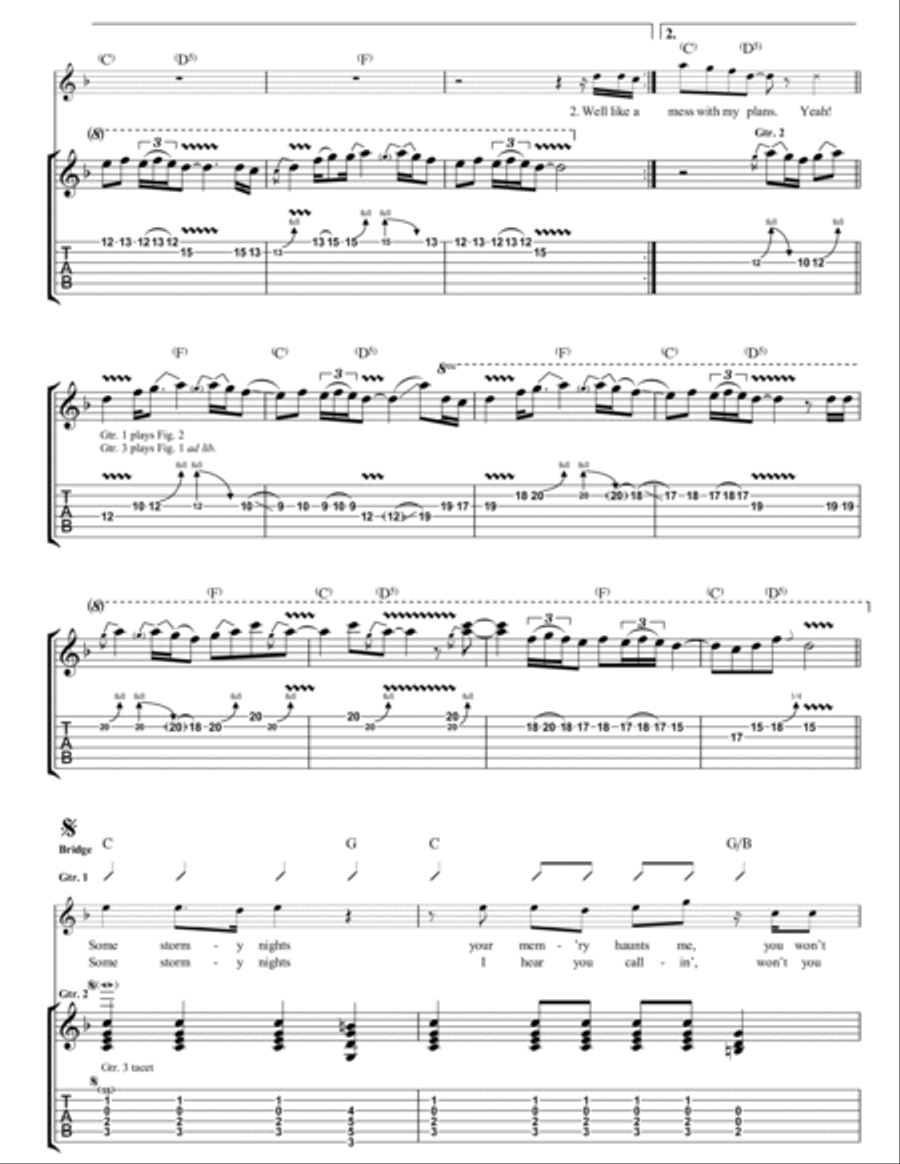 Bad Penny Electric Guitar scores gallery preview page 3