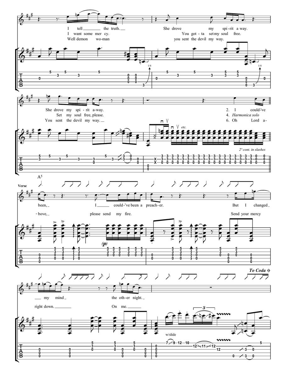 I Could've Had Religion I Could've Had Religion Electric Guitar scores gallery preview page 4