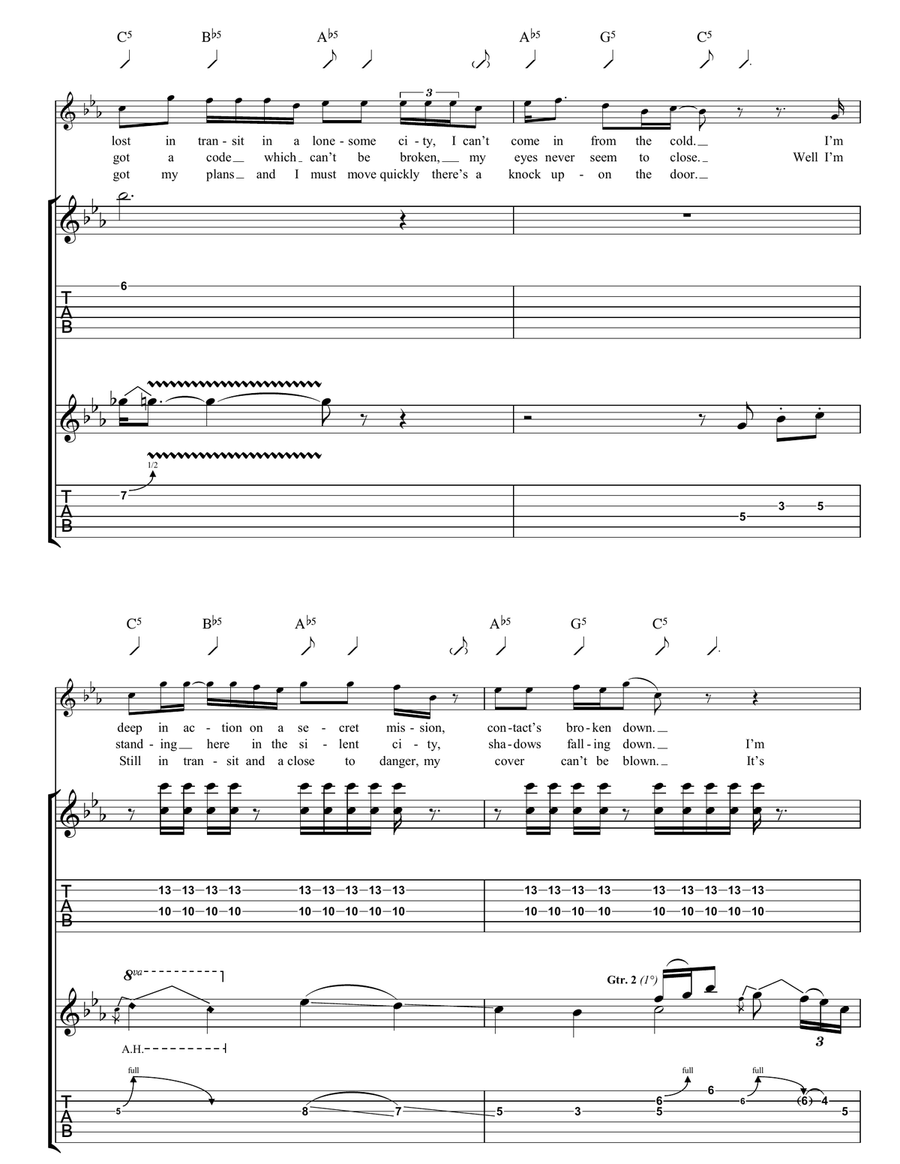 Philby Philby Electric Guitar scores gallery preview page 3