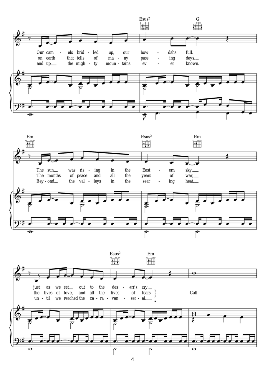 Caravanserai Caravanserai Acoustic Guitar scores gallery preview page 4