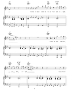 My Father's Gun Piano, Vocal, Guitar scores gallery preview page 4