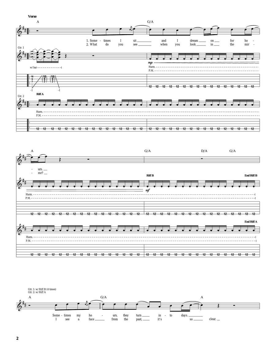 Sing Me Away Sing Me Away Acoustic Guitar scores gallery preview page 2