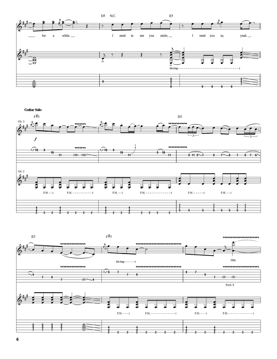 Four In The Morning Four In The Morning Acoustic Guitar scores gallery preview page 6