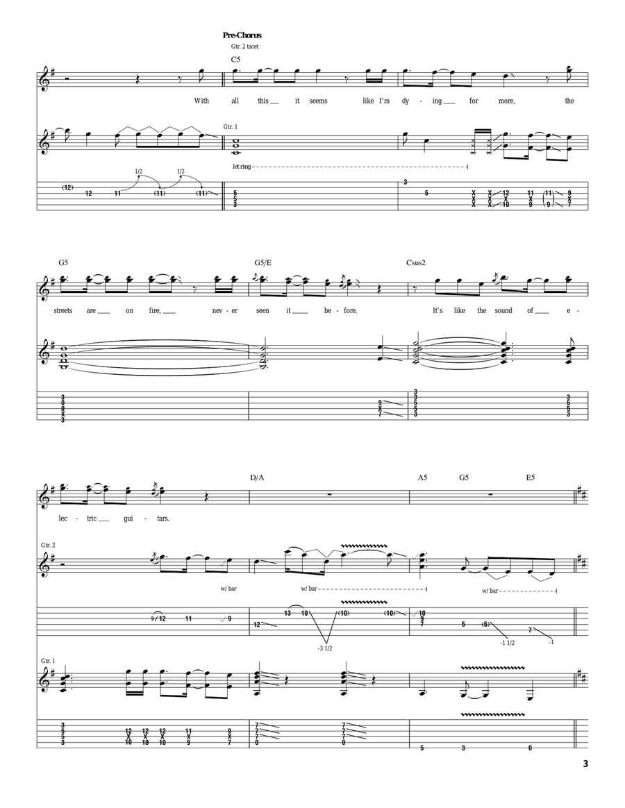 The Secret Of My Success The Secret Of My Success Acoustic Guitar scores gallery preview page 3