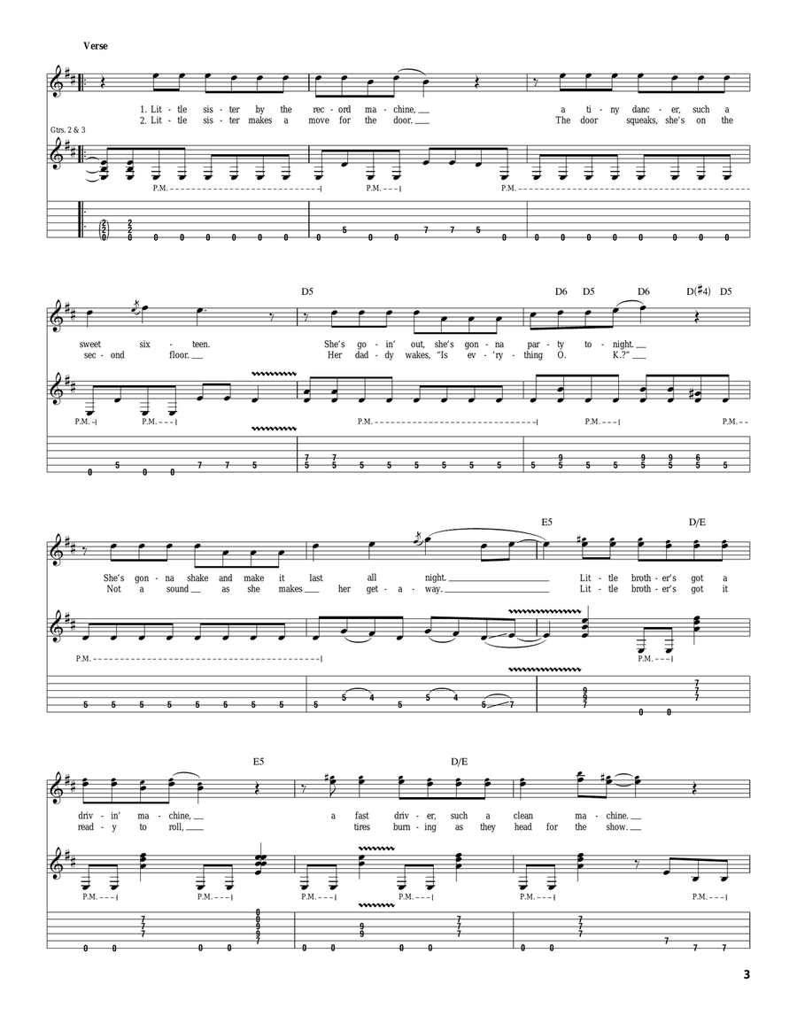 (You Can Still) Rock In America Acoustic Guitar scores gallery preview page 3