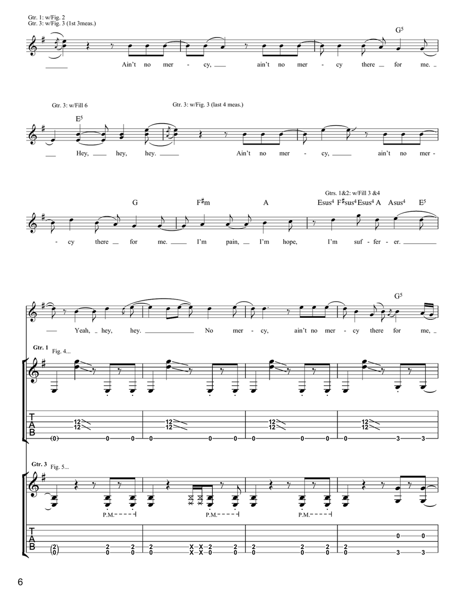 I Disappear I Disappear Electric Guitar scores gallery preview page 6