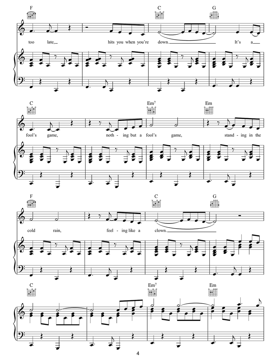 It's A Heartache It's A Heartache Acoustic Guitar scores gallery preview page 4