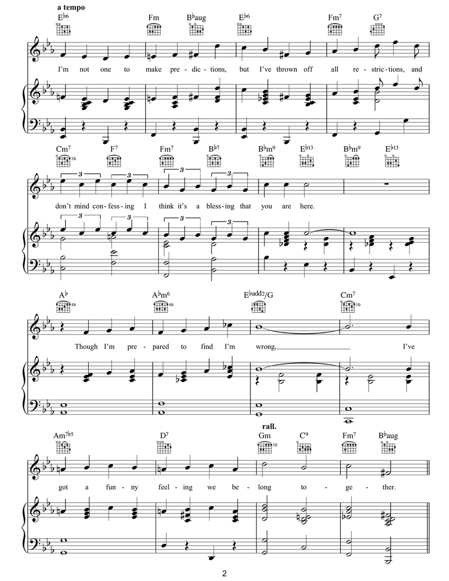 I Could Be Happy With You Guitar scores gallery preview page 2