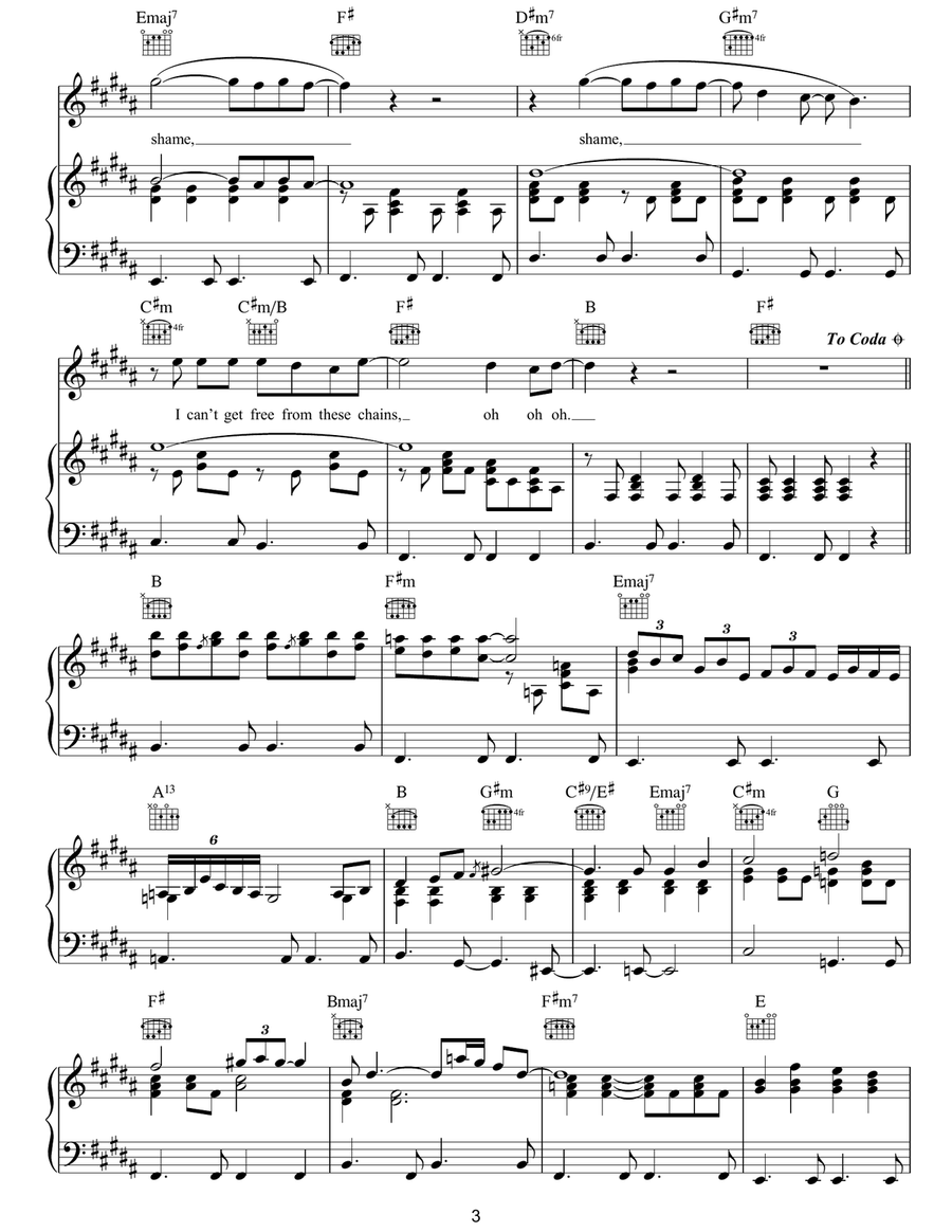 Wide-Eyed And Legless Wide-Eyed And Legless Piano, Vocal, Guitar scores gallery preview page 3
