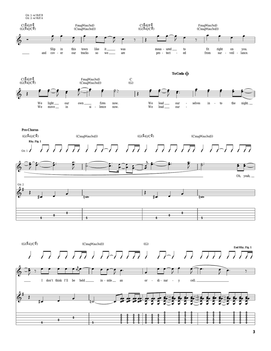 I Light My Own Fires Now I Light My Own Fires Now Acoustic Guitar scores gallery preview page 3