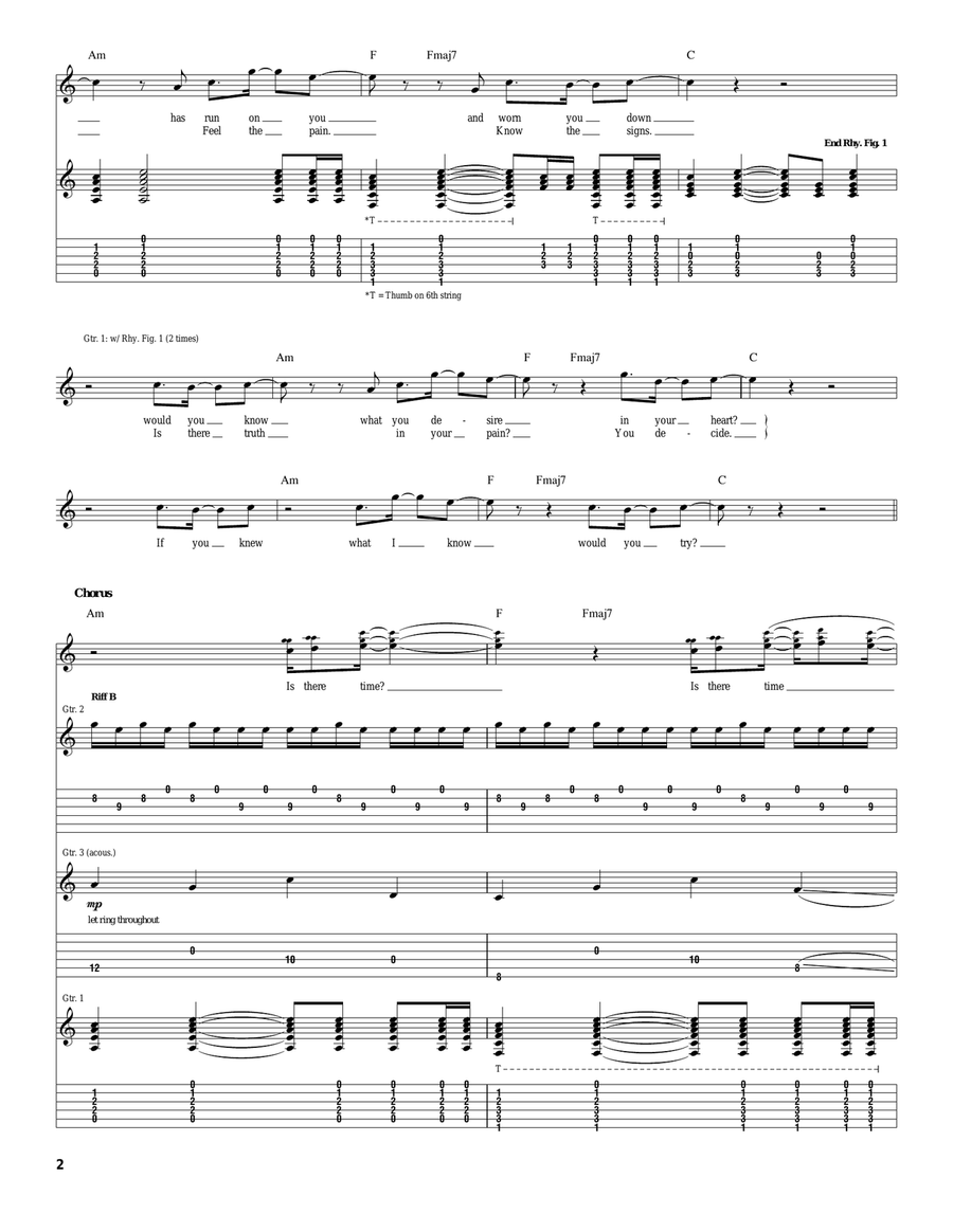The Shade Of Poison Trees Acoustic Guitar scores gallery preview page 2
