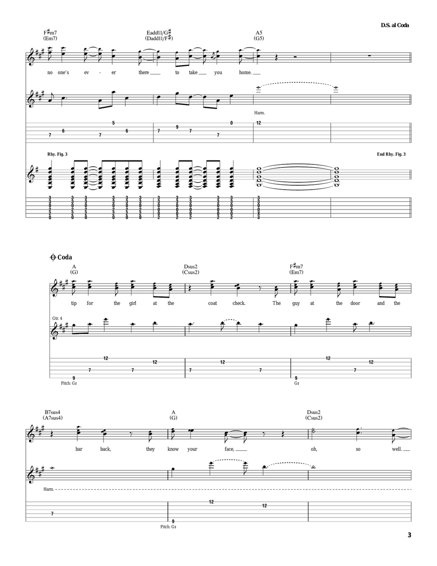 Where There's Gold Where There's Gold Acoustic Guitar scores gallery preview page 3