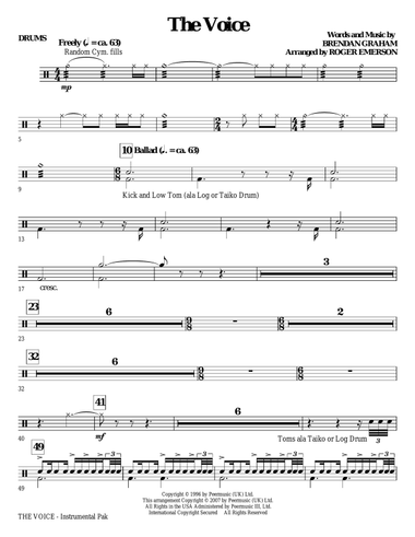 The Voice - Drums