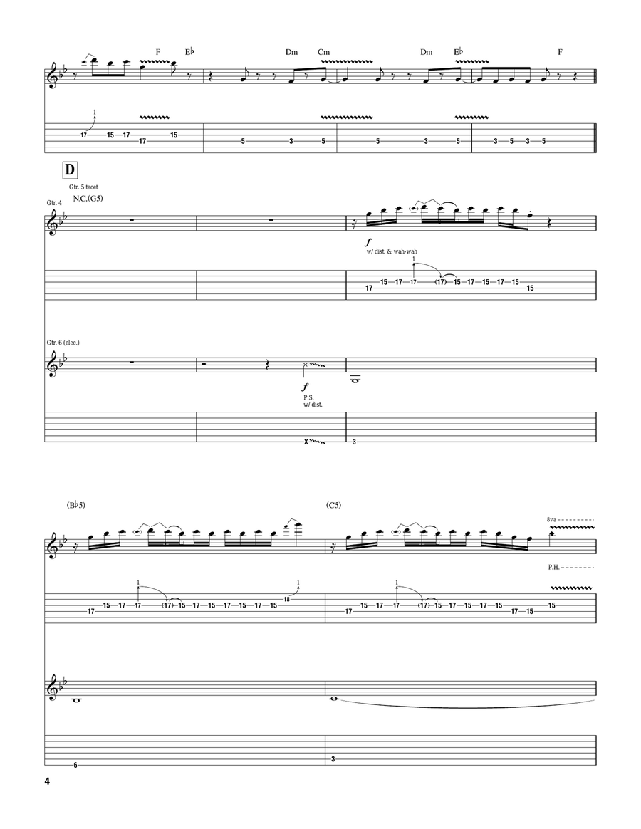Chords Of Life Chords Of Life Acoustic Guitar scores gallery preview page 4