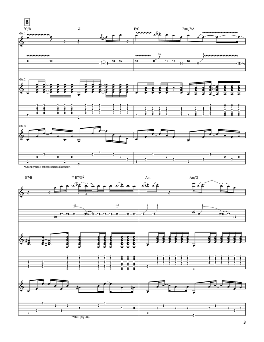 Starry Night Starry Night Acoustic Guitar scores gallery preview page 3