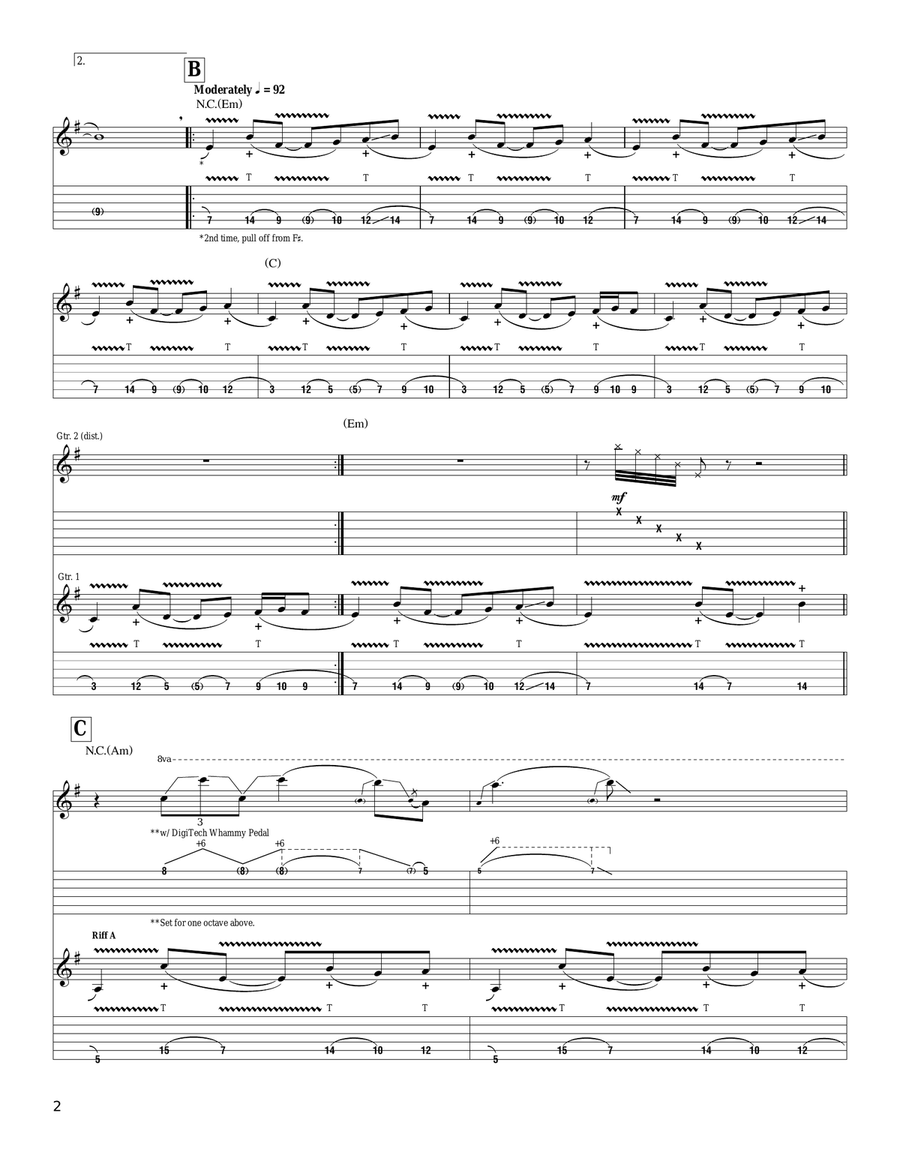 Bamboo Bamboo Acoustic Guitar scores gallery preview page 2