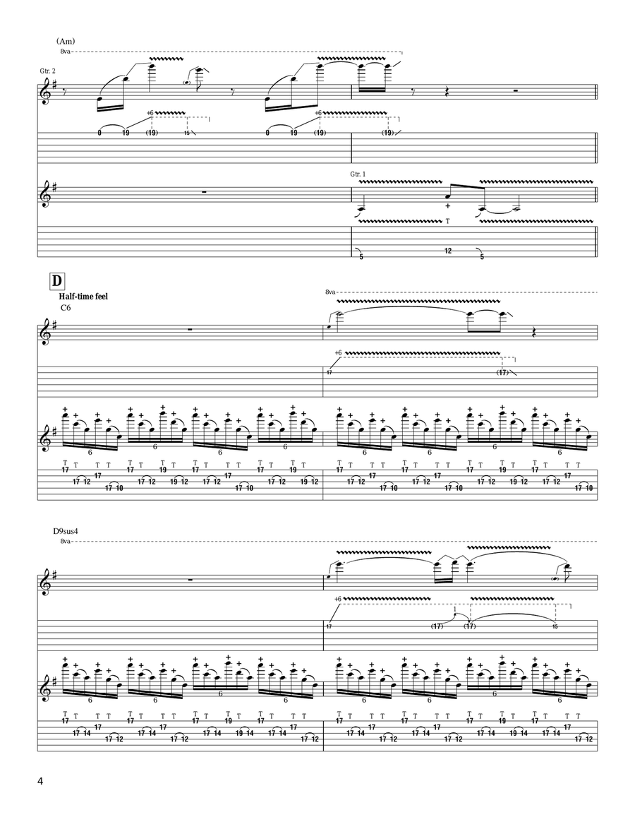 Bamboo Bamboo Acoustic Guitar scores gallery preview page 4