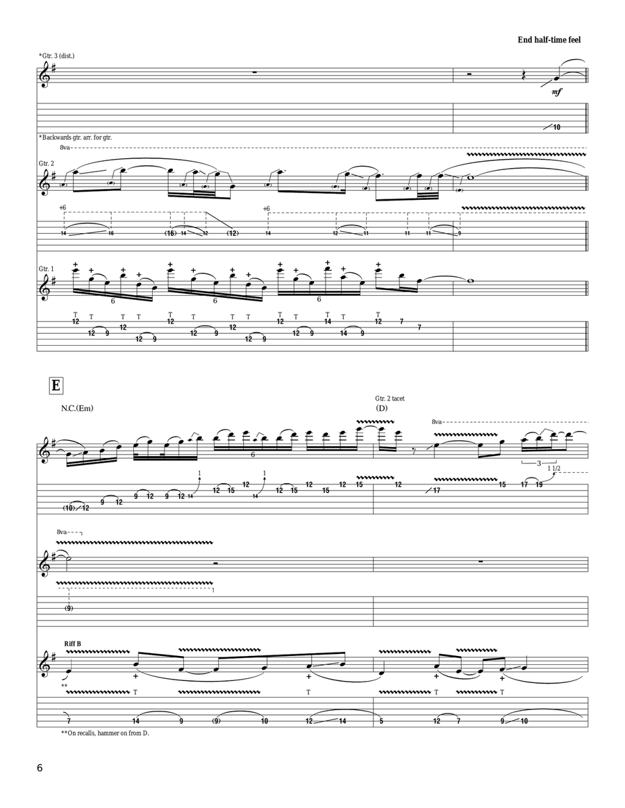 Bamboo Bamboo Acoustic Guitar scores gallery preview page 6